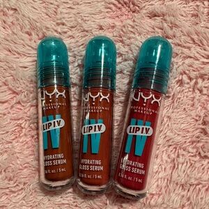 NYX Lip I.V. Hydrating Gloss Serum Trio